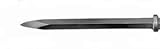 Delsteel Hammer Steel Bull Point, 3/4 Hex #7010