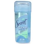 Secret Platinum Protection Invisible Gel Antiperspirant & Deodorant, Mystic Rain Scent, 2.7-Ounce Gel Stick (Pack of 4)