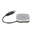 4PORT USB 2.0 Ultra Mini Hub Silver