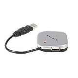 4PORT USB 2.0 Ultra Mini Hub Silver