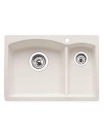 Blanco 440191 - Diamond Bar Sink, Silgranit Drop-In/Undermount Biscuit