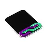 Kensington Duo Gel Mouse Wristrest Clip - Mouse pad with wrist pillow - purple, green