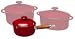 Elo Stielkasserolle Fonte 16 cm rot