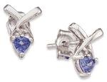 Asher Collection Tanzanite X Earrings