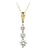 10kt. Gold, 1/4 ct. tw. Three Diamond Fashion Pendant