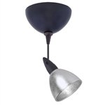 BESA - 1SM-1758SF-BR : Spot Light 12V - 1SM Divi - Bronze Metal Finish - Silver Foil Glass