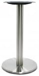 17" Round Table Base - Stainless Steel 42-1/2" H