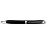 Caran D'ache Leman Ebony Black Lacquered RT Ballpoint Pen - CA-4789782