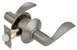 Tools & Hardware : Accent Passage Leverset, Antique Pewter