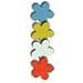Shape-Up! Magnets Mixed Flowers Set of 4 by Three By Three Seattle