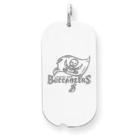 Tampa Bay Buccaneers Lg. Flag Buccaneers Dogtag Charm - JewelryWeb