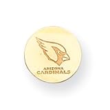 14K Arizona Cardinals Disc Logo & Team Logo Post Earrings - NF27