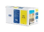 HP C5081A  Ink Cartridge Valuepack No 90 Yellow 400Ml Head+InkCartridge+Cleaner