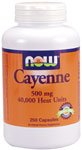 Now Foods Cayenne 250 Capsules / 500mg- Now Foods