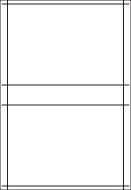 100 Matte Large Multi Disk Case White DVD Inserts 8.25" x 12"