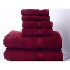 ITALIAN 100% Egyptian Cotton 4 PC Washcloth Set, MAROON
