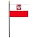 Republic of Poland Government Miniature Flag