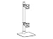 Office Products : Ergotron Double Stacked Flat Panel Monitor Stand