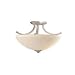 VAX-HS-CFU160BN Helsinki Steel Semi-Flush Ceiling Light Brushed Nickel by Vaxcel