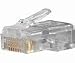 Steren Cat. 5E RJ45 Round-Solid Cable Plug - Network Connector - RJ-45