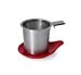Red Hook Handle Tea Infuser & Dish Set 398 RED
