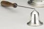 Empire Pewter Swivel Cup Candle Snuffer with Mahogany Wood Handle