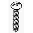 HILLMAN 90323 HILLMAN COMBINATION ZINC PLATED MACHINE SCREWS