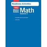 Holt Middle School Math: Course 2 - Readiness Activities with Answer Key by  Holt Rinehart Winston