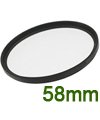 58mm Ultra-thin Optical Glass UV Filter / Lens Protection for Canon camera