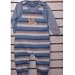 Baby : Letop Boys Best Friend Stripe Overall Set - 18 & 24m