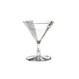2oz. Mini Martini Clear Plastic Cups 10pcs.