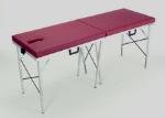 `Portable Massage Table Folding W/Face Out 24 X 72 X 28X 2 Sturdy aluminum frame provides 24 x72