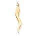 14k Large Italian Horn Charm
