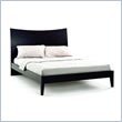 Lifestyle Solutions Retro Zen Modern Platform Bed in Cappuccino In Eastern King Size