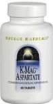 K-Mag Aspartate 99/ 75mg 60 Tabs by Source Naturals