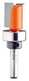 CMT 812.127.11B Pattern Router Bit 1/4 Shank, 1/2 Cutting Diameter, 1-1/4 Cutting Length With 1/2 Bearing