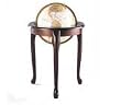 Globe 21"H Mahogany Finished Stand