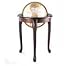 Globe 21"H Mahogany Finished Stand