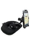 CM012+GN014-SPH+CC005-IP: Deluxe Non-Skid / Friction Style Weighted Dashboard Mount with Safety Hook for Apple iPhone 3G and Original Apple iPhone
