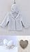BAREFOOT DREAMS CozyChic Cardigan and HAT Set (03-06 Months, Pink)