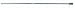 Chrome Finish Flag Pole