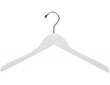 Wooden Top Hangers White Box of 50