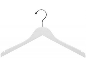 Wooden Top Hangers White Box of 50