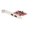 2 Port PCI Express 1394a FireWire Adapter Card