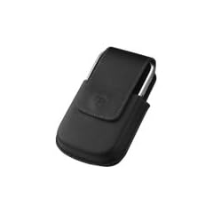 BlackBerry Bold 9000 swivel Lederholster mit Drehclip, schwarz