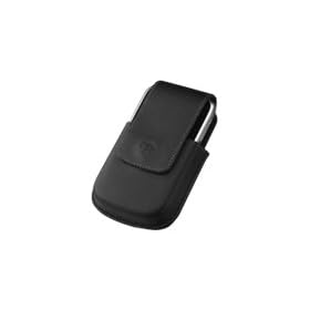 BlackBerry 9000 Leather Swivel Holster - Black