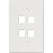 Channel Vision 4 Socket Oversized Faceplate
