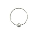 925 Sterling Silver Nose Ring Hoop 1/4" 7mm 22G