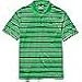 Under Armour Mens Grey/Black Stripped Polo