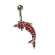 Sterling Silver Belly Ring Dolphin Sterling Silver Belly Ring Dolphin